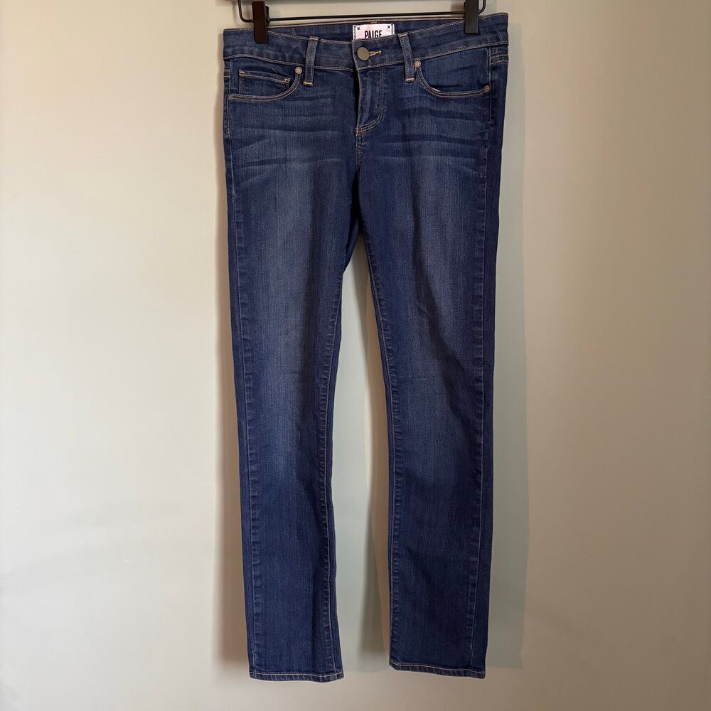 Paige Skyline Skinny Peg Jeans in Olivia Wash